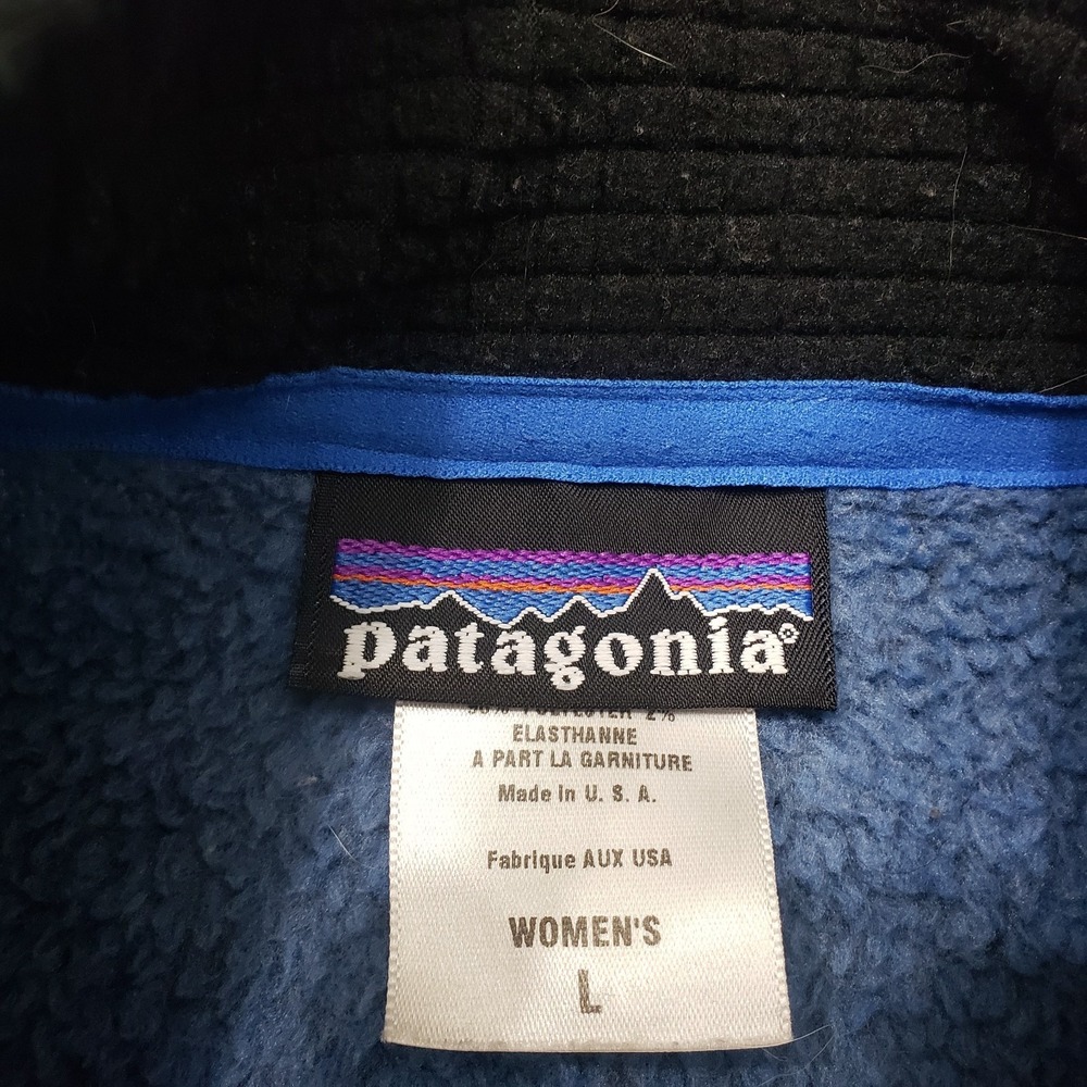 Vintage Patagonia Vest Womens Large Blue Regulator Full Zip Y2k Gorpcore - Picture 5 of 11